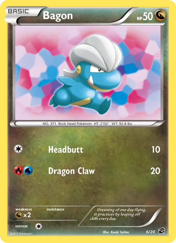 Bagon 6/20 from Dragon Vault