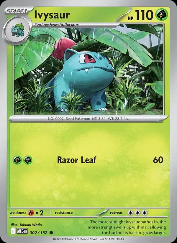 Ivysaur 002/132 from Mega Evolution