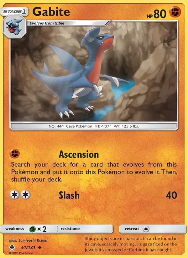 Gabite 61/131 from Forbidden Light