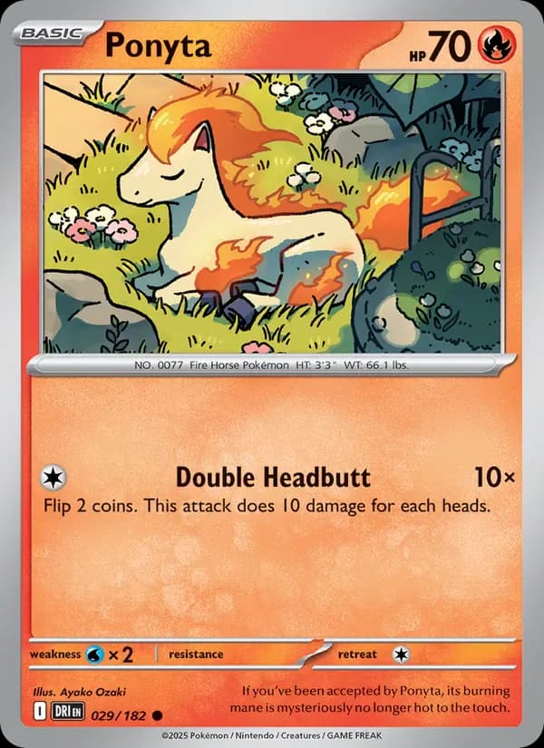 Ponyta 029/182 from Destined Rivals