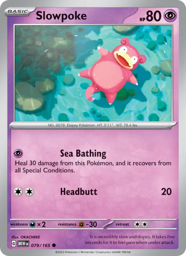 Slowpoke 079/165 from Pokemon 151