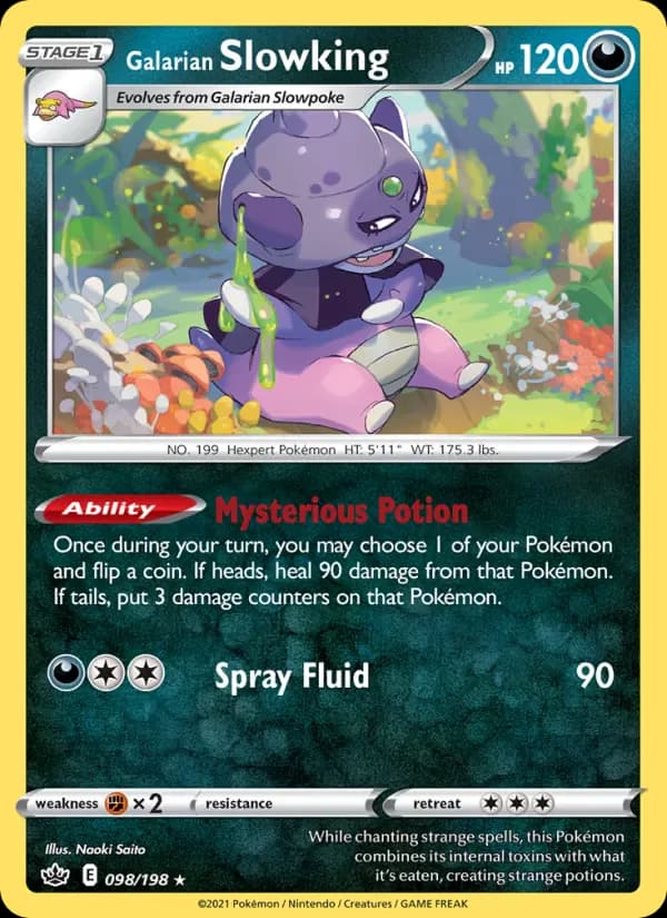 Galarian Slowking 98/198 from Chilling Reign