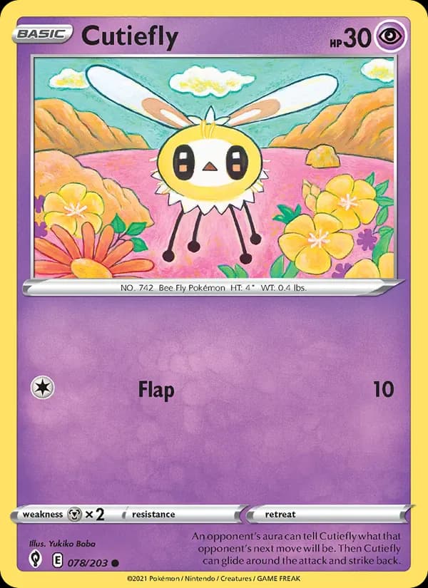 Cutiefly 78/203 from Evolving Skies