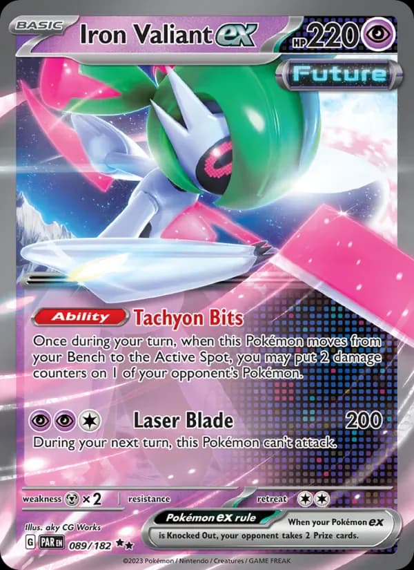 Iron Valiant ex 089/182 from Paradox Rift
