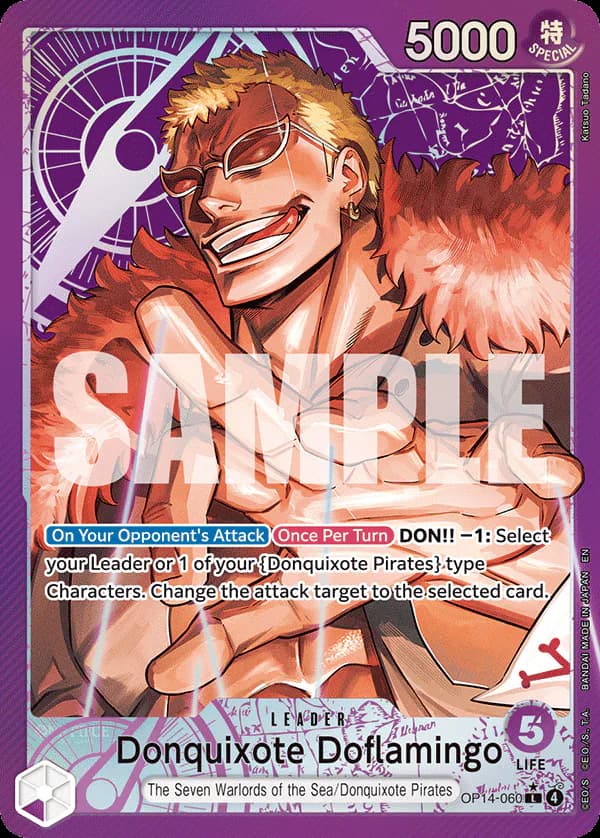 Donquixote Doflamingo OP14-060 Official alternate printing 1