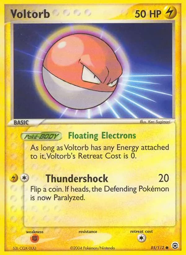 Voltorb 85/112 from EX FireRed & LeafGreen
