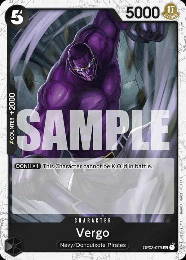 Vergo OP03-079 Official alternate printing 3