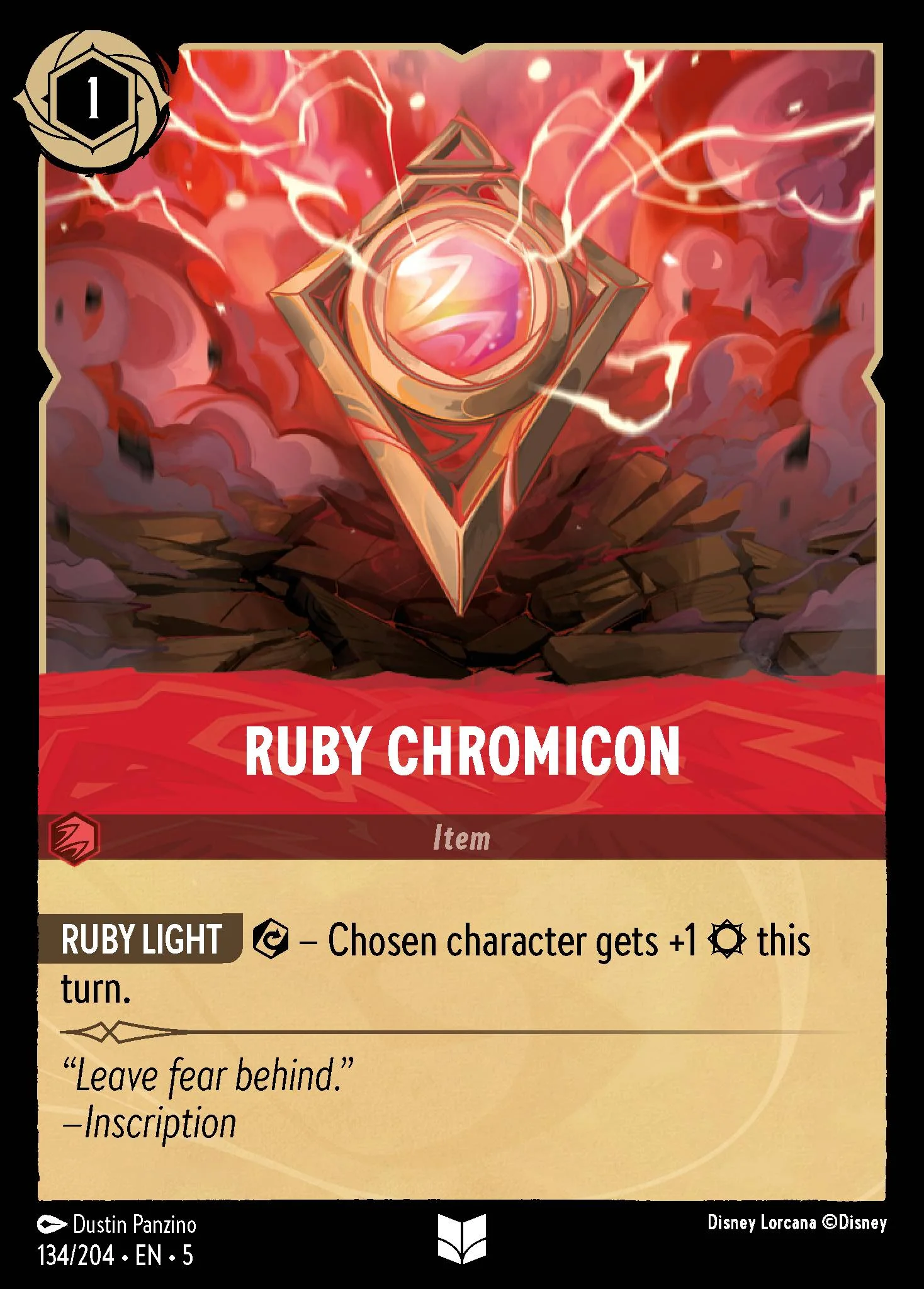 Ruby Chromicon 134/204 from Shimmering Skies