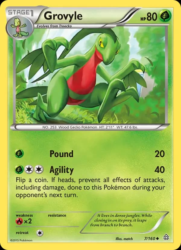 Grovyle 7/160 from Primal Clash