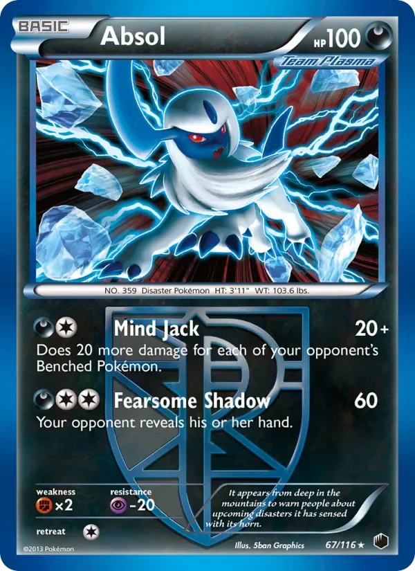 Absol 67/116 from Plasma Freeze