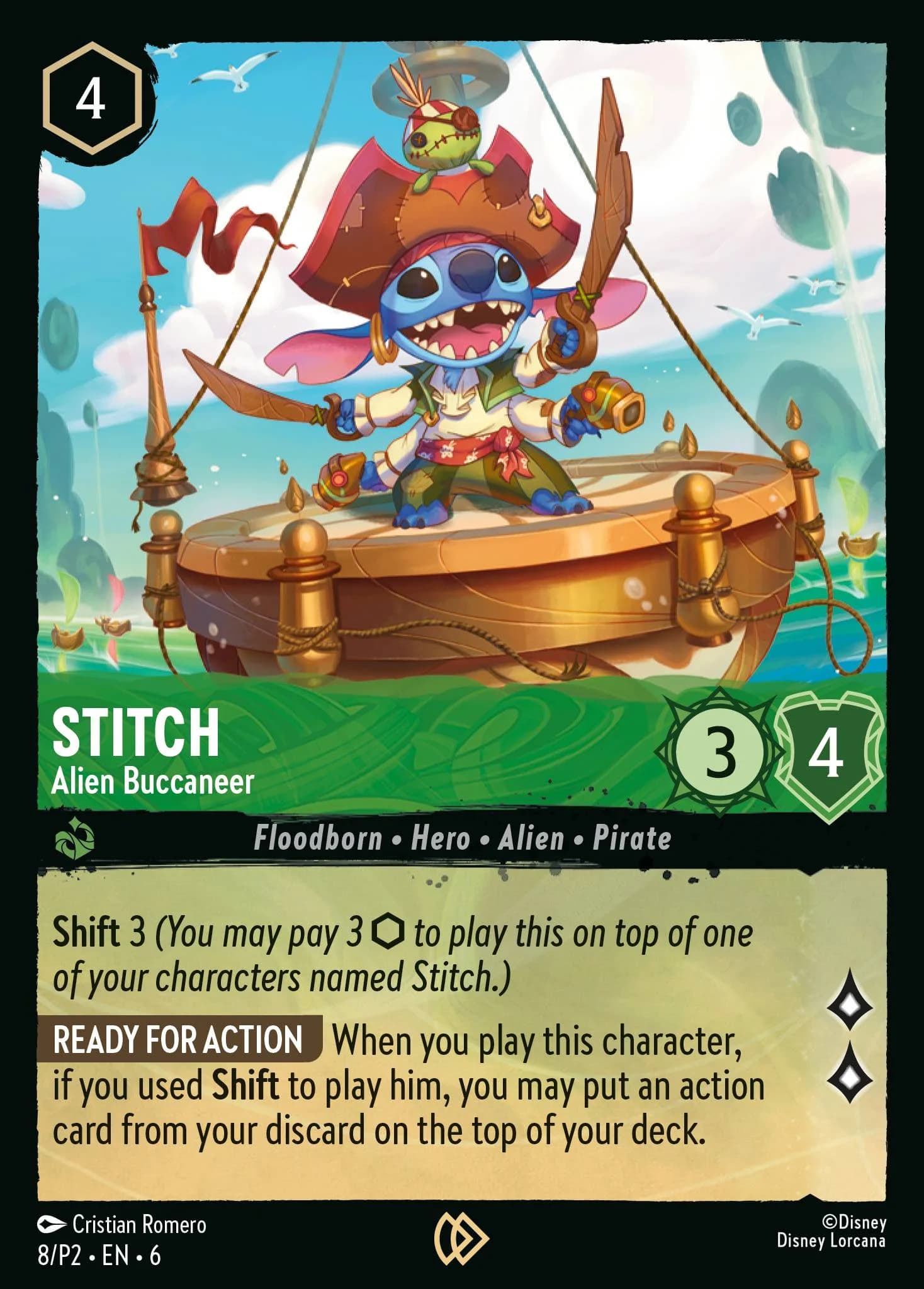 Stitch - Alien Buccaneer 8/P2 from Azurite Sea