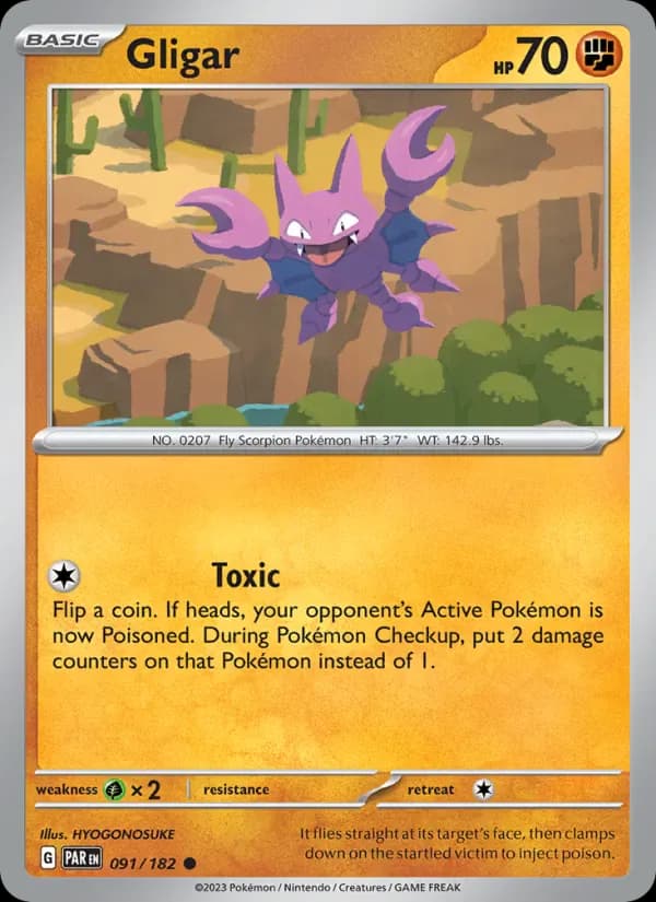 Gligar 091/182 from Paradox Rift