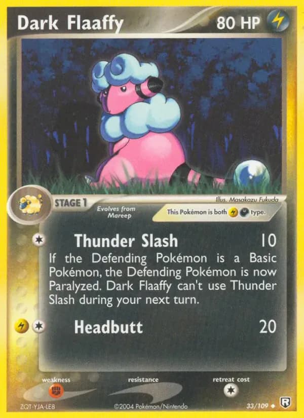 Dark Flaaffy 33/109 from EX Team Rocket Returns