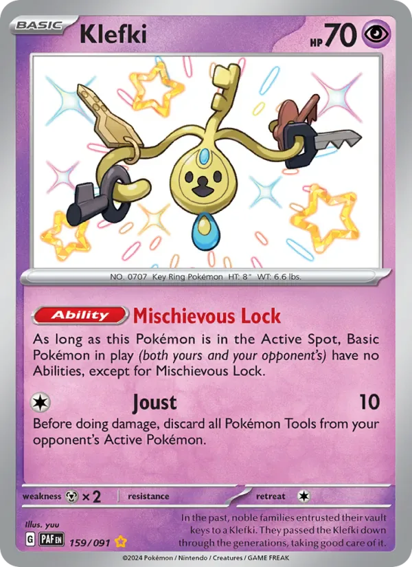 Klefki 159/91 from Paldean Fates