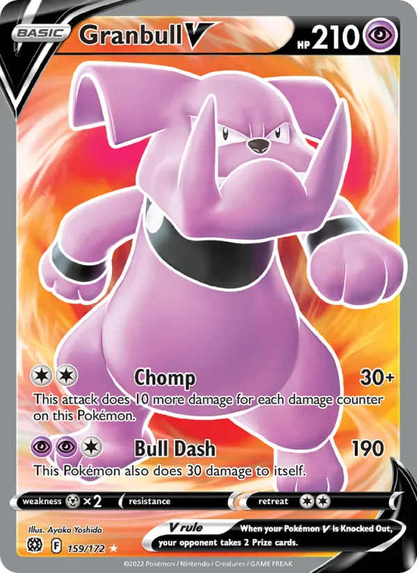Granbull V 159/172 from Brilliant Stars