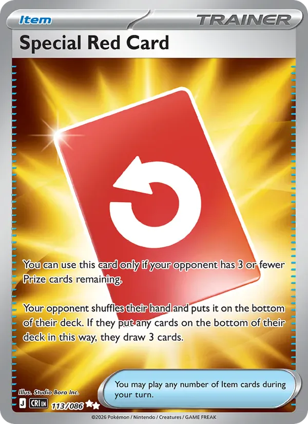 Special Red Card 113/86 from Chaos Rising