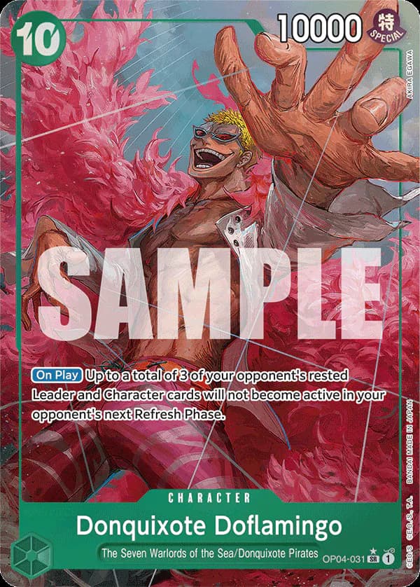Donquixote Doflamingo OP04-031 Official alternate printing 3
