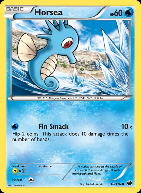 Horsea 18/116 from Plasma Freeze