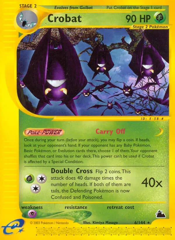 Crobat 6/144 from Skyridge