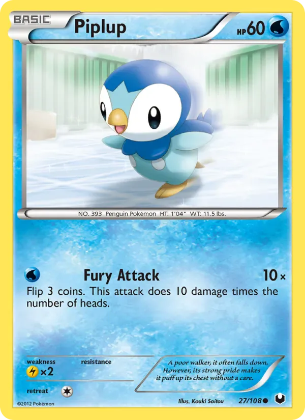 Piplup 27/108 from Dark Explorers