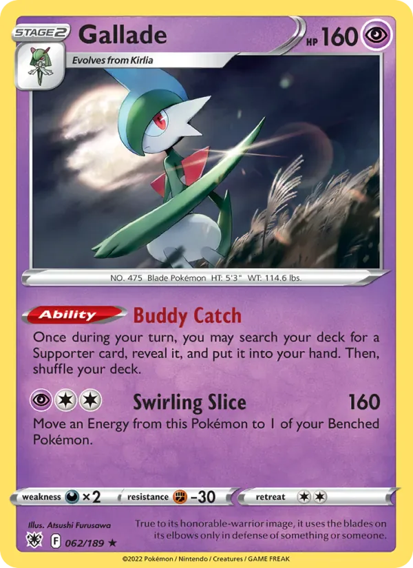 Gallade 062/189 from Astral Radiance