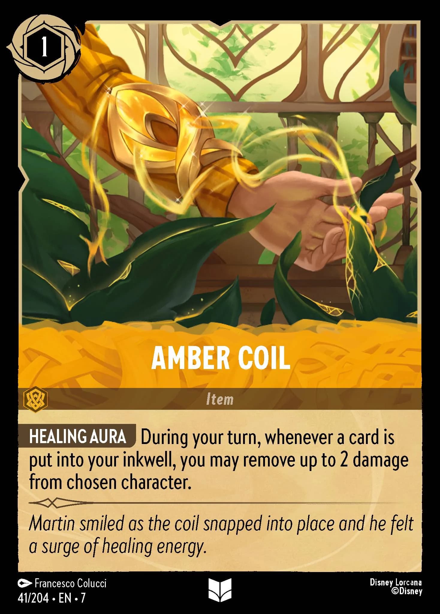 Amber Coil 41/204 from Archazia's Island