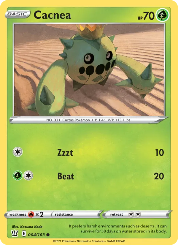 Cacnea 4/163 from Battle Styles
