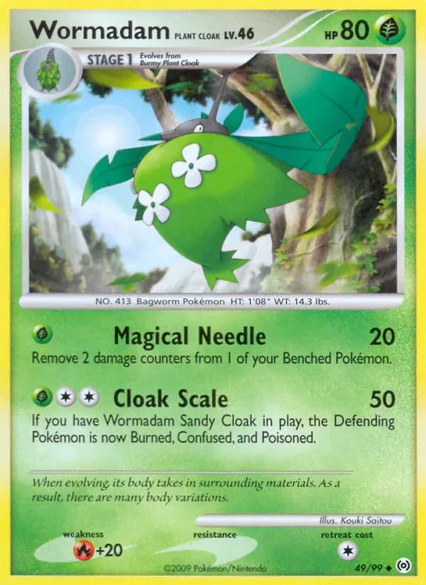 Wormadam Plant Cloak 49/99 from Arceus