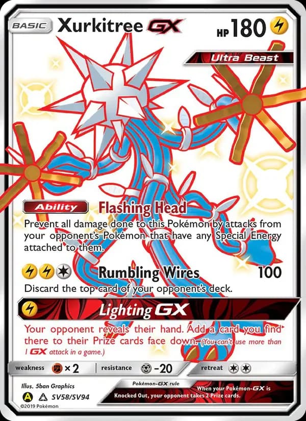 Xurkitree-GX SV58/SV94 from Hidden Fates