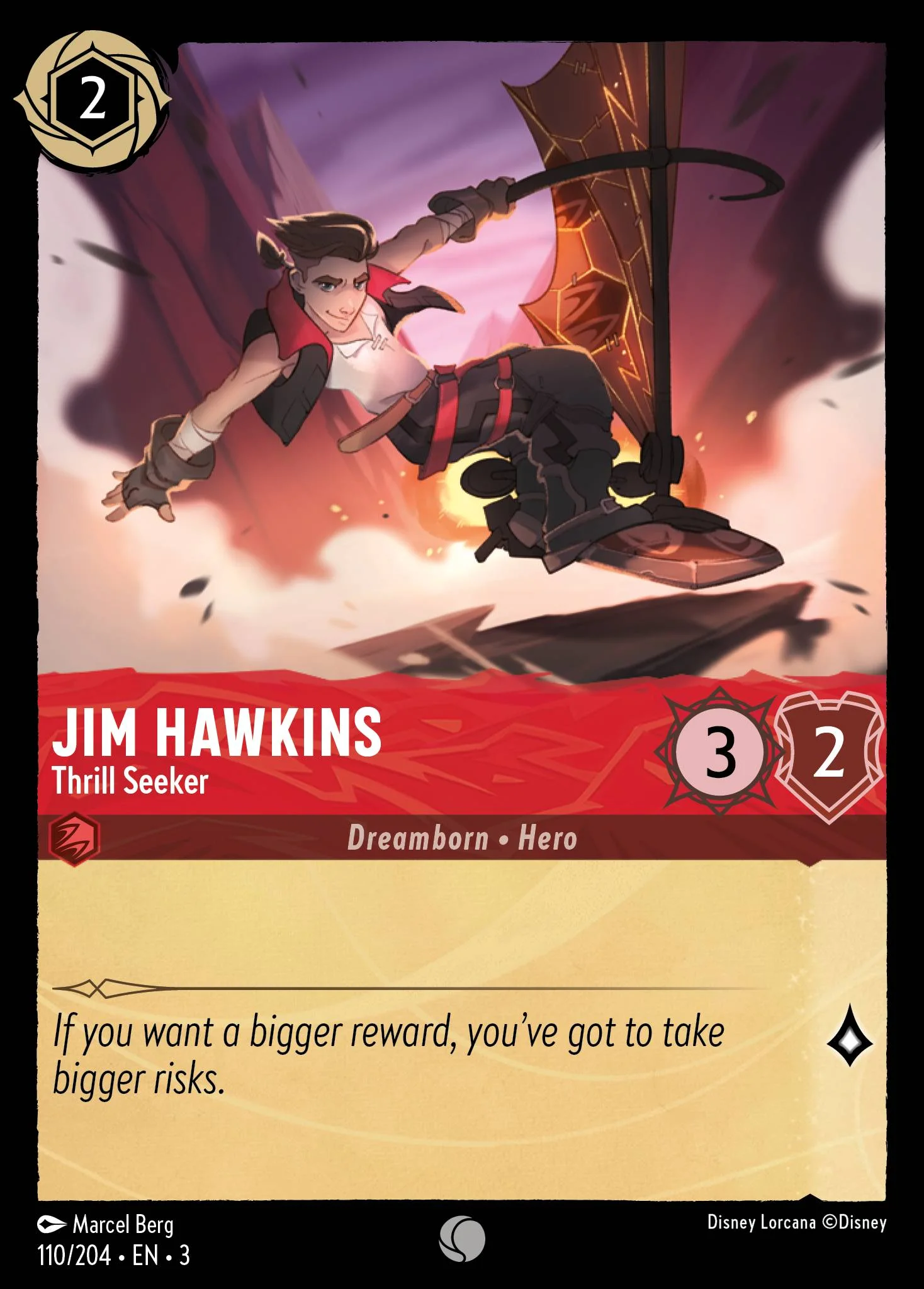 Jim Hawkins - Thrill Seeker 110/204 from Into the Inklands