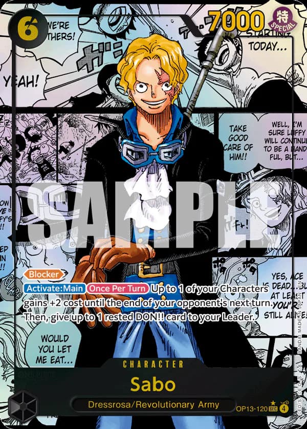 Sabo OP13-120 Official alternate printing 2