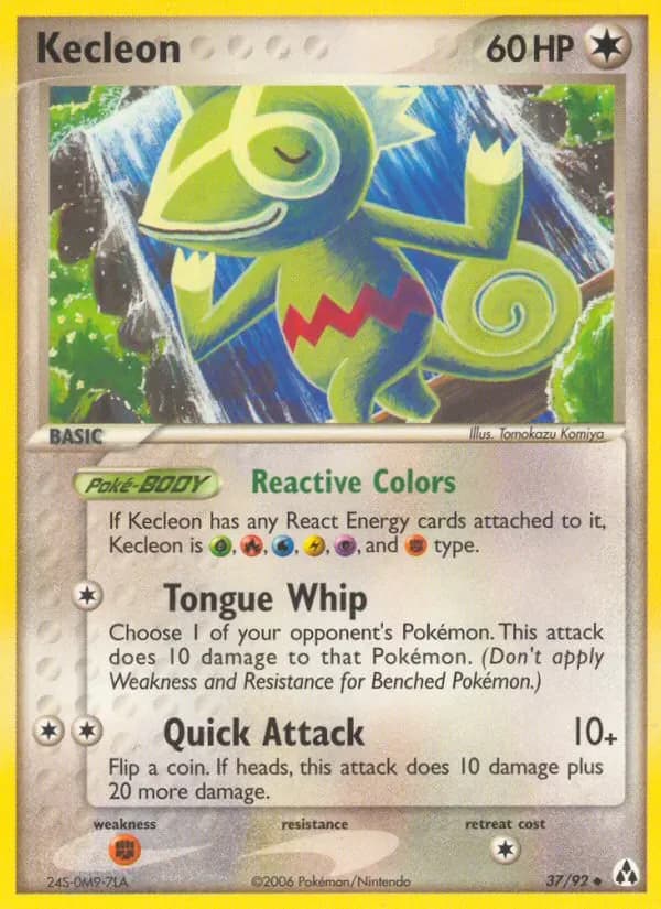 Kecleon 37/92 from EX Legend Maker