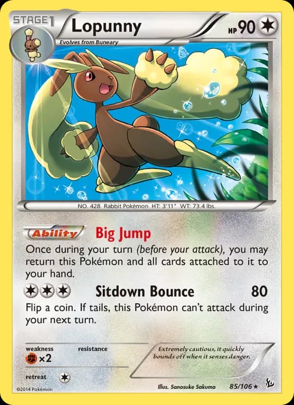Lopunny 85/106 from Flashfire