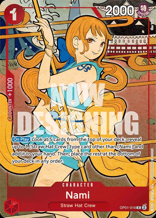 Nami OP01-016 Official alternate printing 7