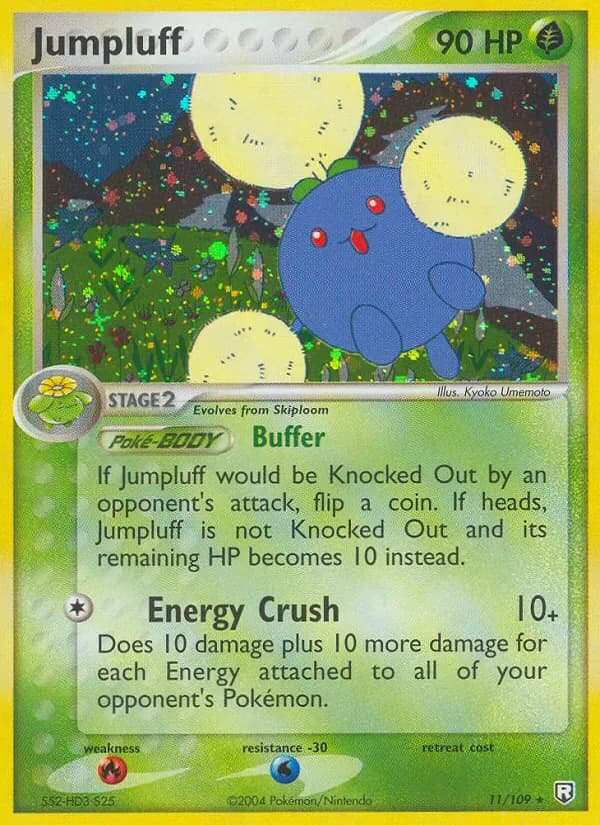Jumpluff 11/109 from EX Team Rocket Returns