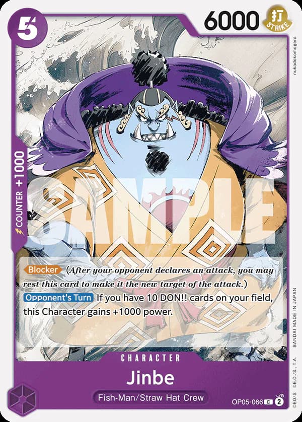 Jinbe OP05-066 Official alternate printing r1