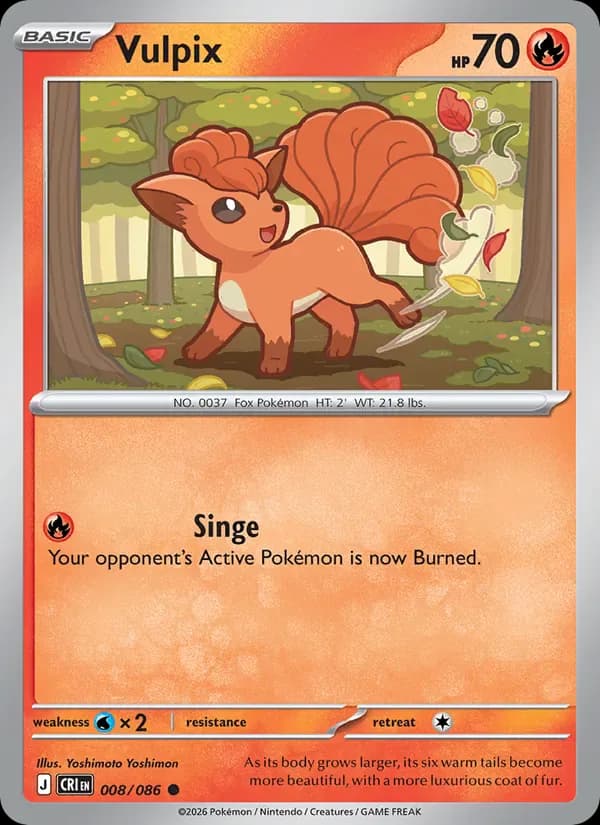 Vulpix 008/86 from Chaos Rising