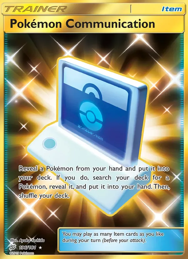 Pokémon Communication 196/181 from Team Up