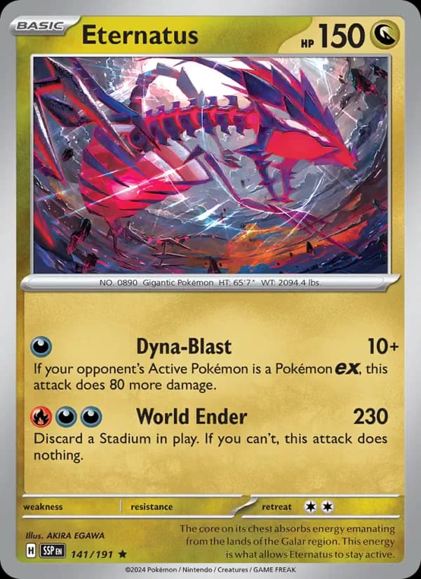 Eternatus 141/191 from Surging Sparks
