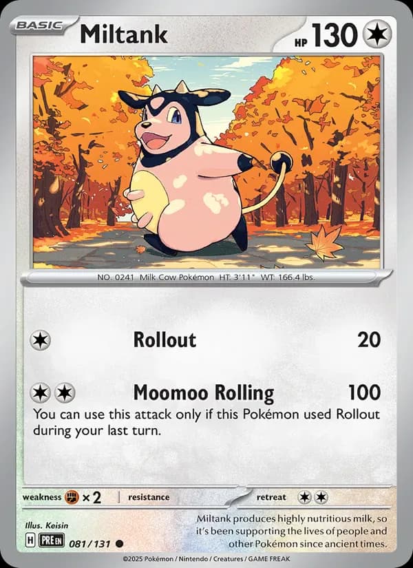 Miltank 081/131 from Prismatic Evolutions