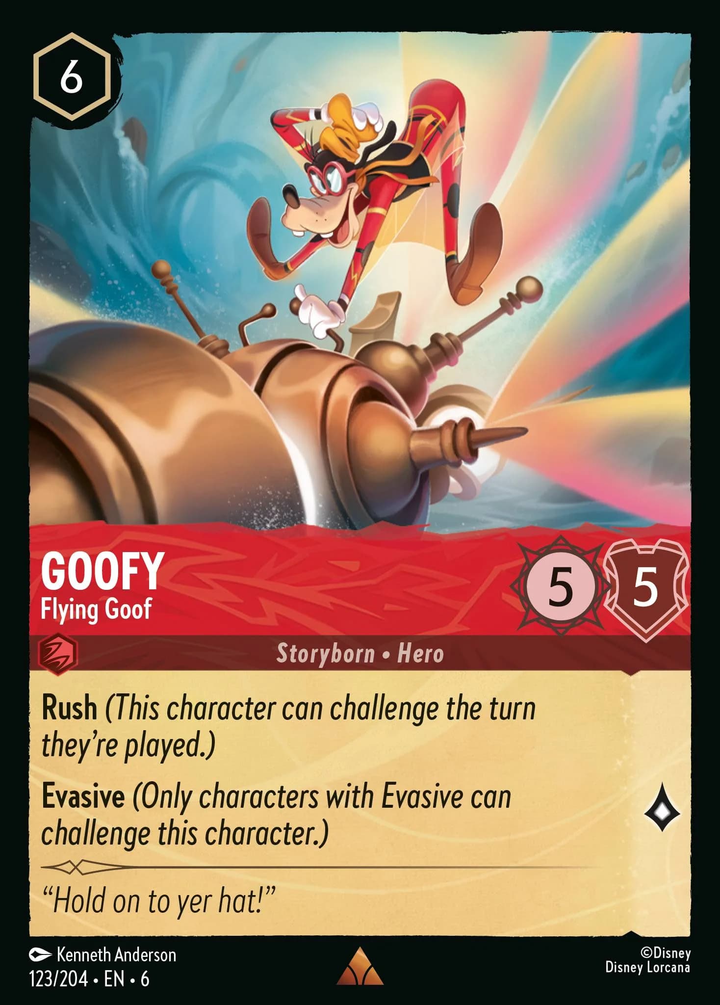 Goofy - Flying Goof 123/204 from Azurite Sea