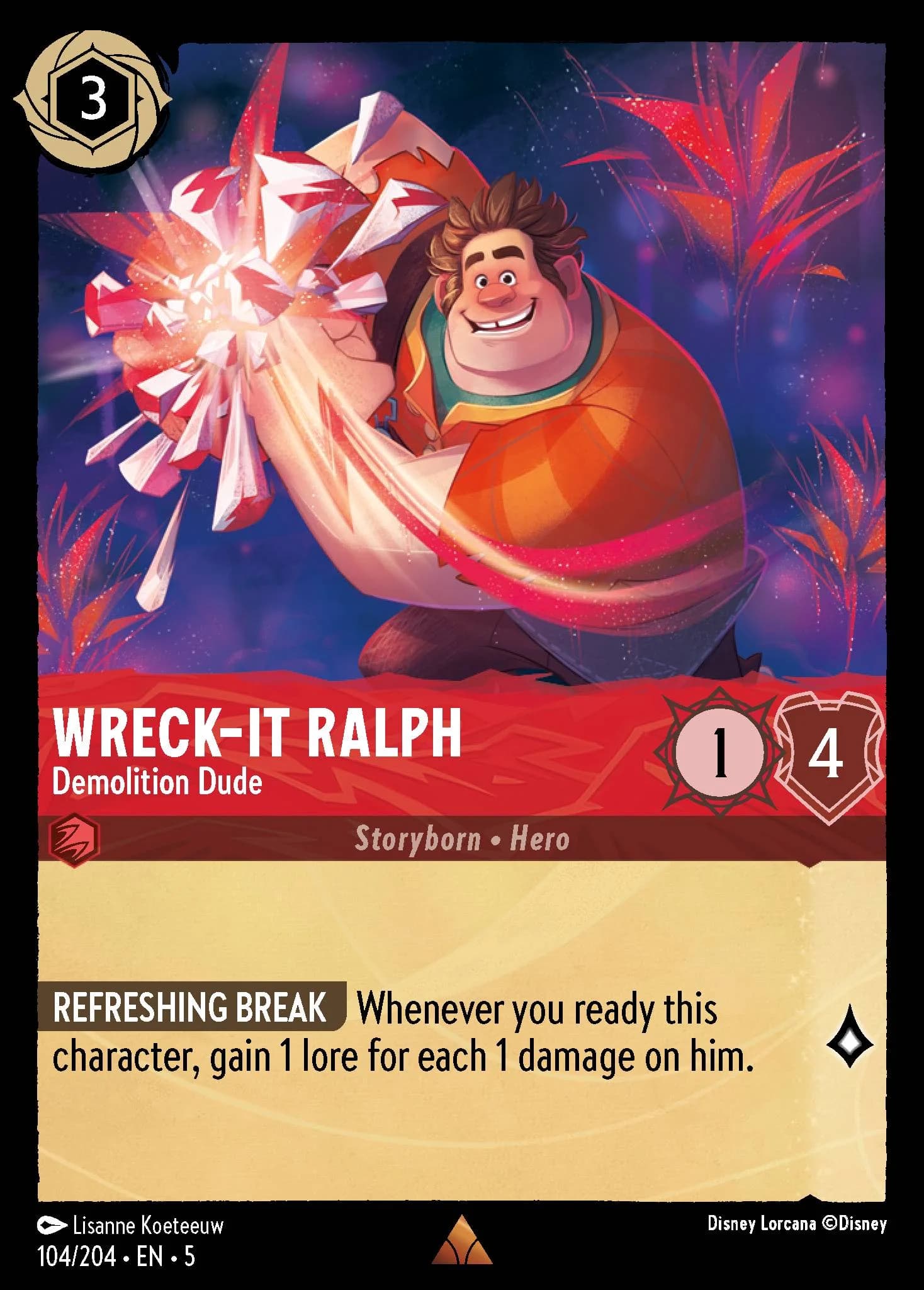 Wreck-It Ralph - Demolition Dude 104/204 from Shimmering Skies