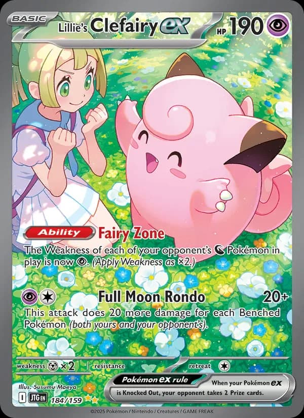 Lillie's Clefairy ex 184/159 from Journey Together