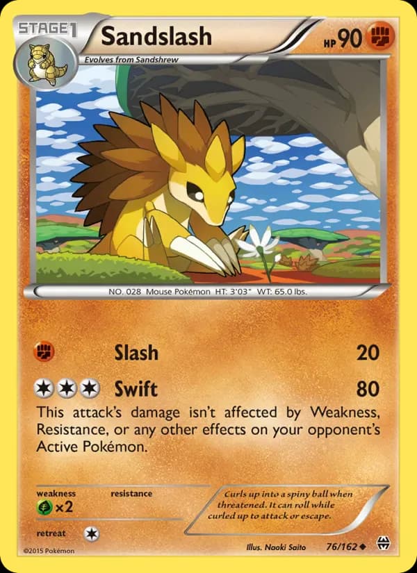 Sandslash 76/162 from BREAKthrough