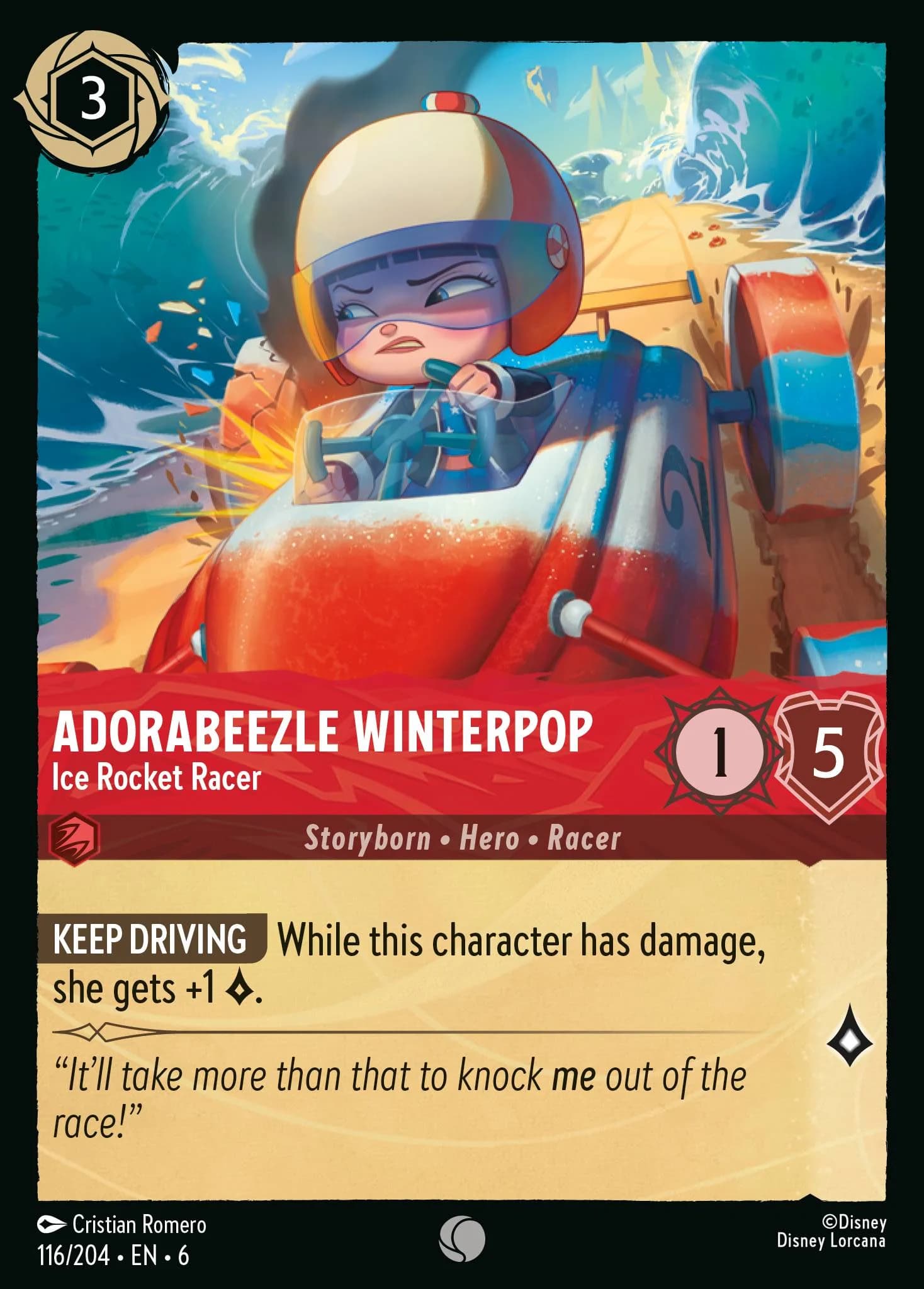 Adorabeezle Winterpop - Ice Rocket Racer 116/204 from Azurite Sea