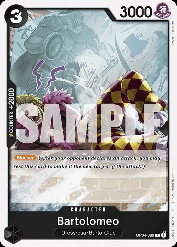 Bartolomeo OP04-089 Official alternate printing r1