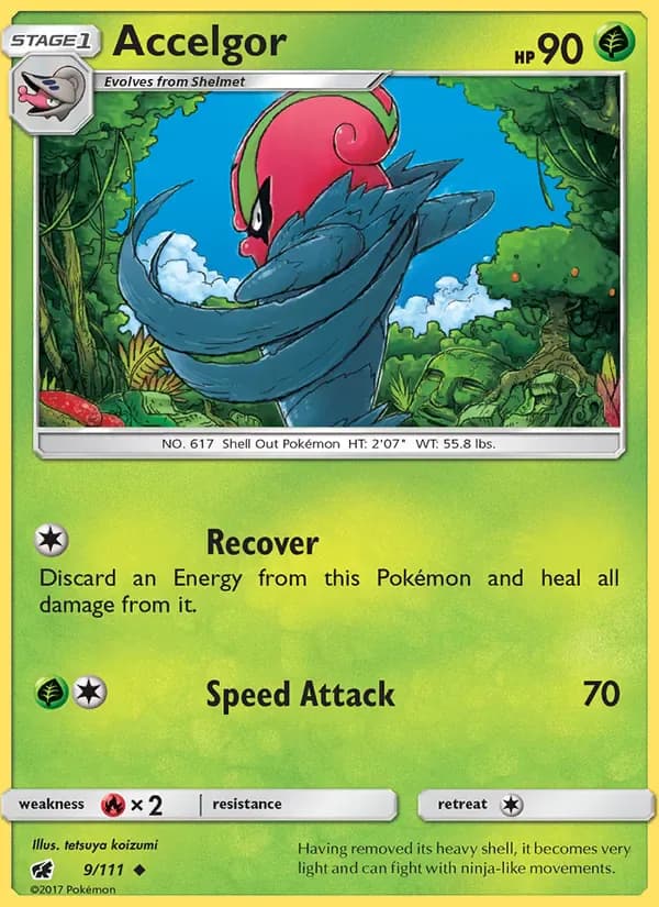 Accelgor 9/111 from Crimson Invasion