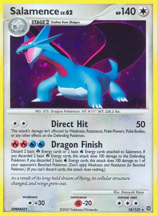 Salamence 18/132 from Secret Wonders