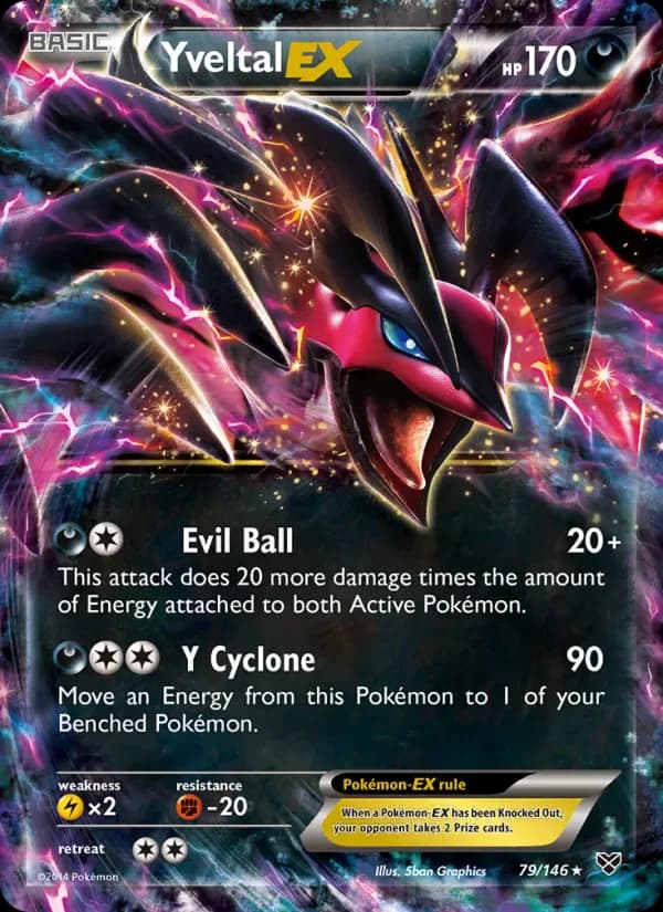 Yveltal EX 79/146 from XY Base Set