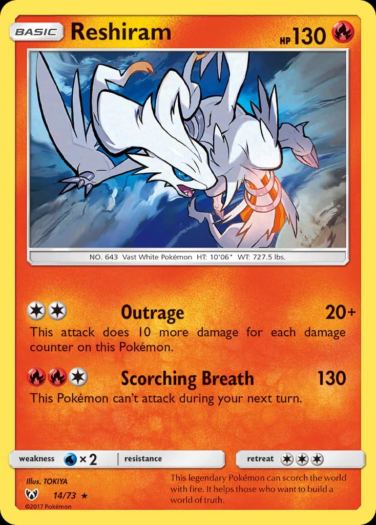 Reshiram 14/73 from Shining Legends